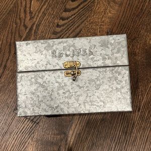Hearth & Hand Magnolia metal recipes holder box NEW